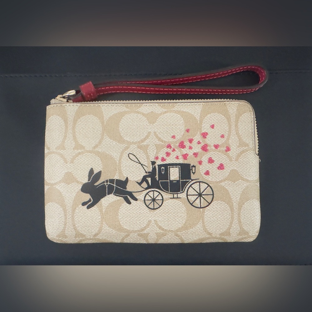 COACH Wristlet - Lunar New Year - Rabbit and Carriage